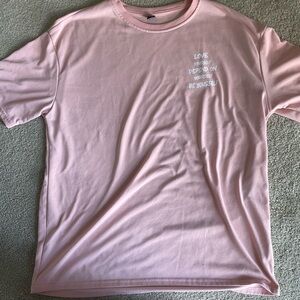 Light Pink Graphic T-Shirt